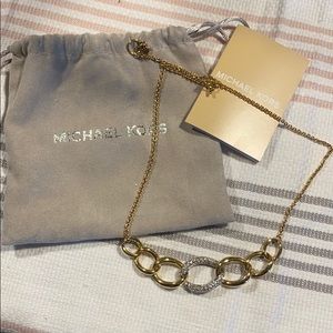 Michael kors gold chain necklace